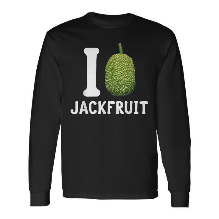 Jackfruit ビーガン ベジタリアン エキゾチックフルーツ 植物ベースのダイエット 長袖Tシャツ