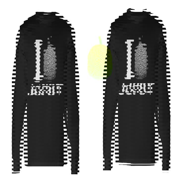 Jackfruit ビーガン ベジタリアン エキゾチックフルーツ 植物ベースのダイエット 長袖Tシャツ