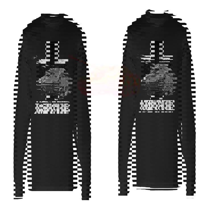 Jagdpanther ハンティング パンサー ドイツ戦車 デストロイヤー 長袖Tシャツ