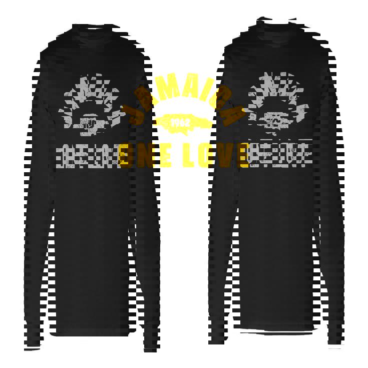 Jamaica 1962 ジャマイカ ルーツ レゲエ ロックステディ レトロなシャツ 長袖Tシャツ ギフトのアイデア