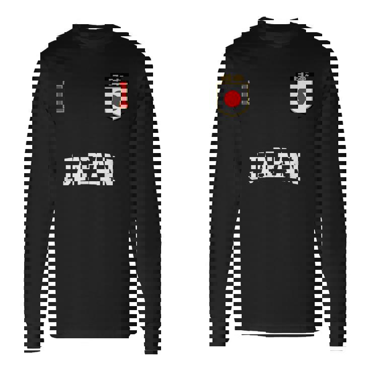 Japan チームサッカー 日本 Number 1Occer 長袖Tシャツ