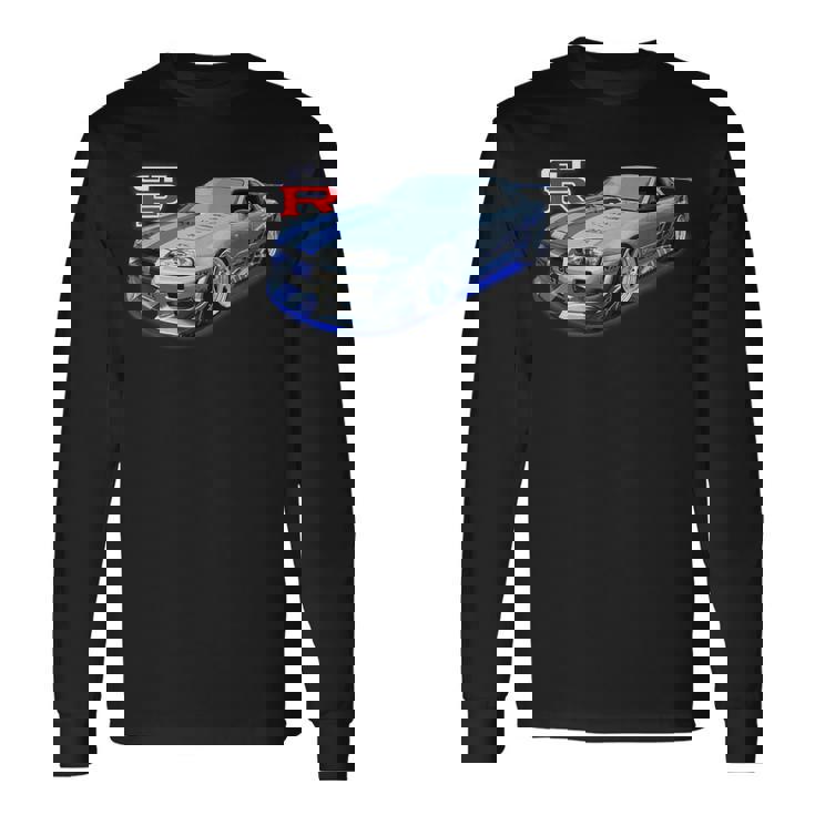 Jdm Car-Spec Kv2 シルバー Bnr34 レース 長袖Tシャツ ギフトのアイデア