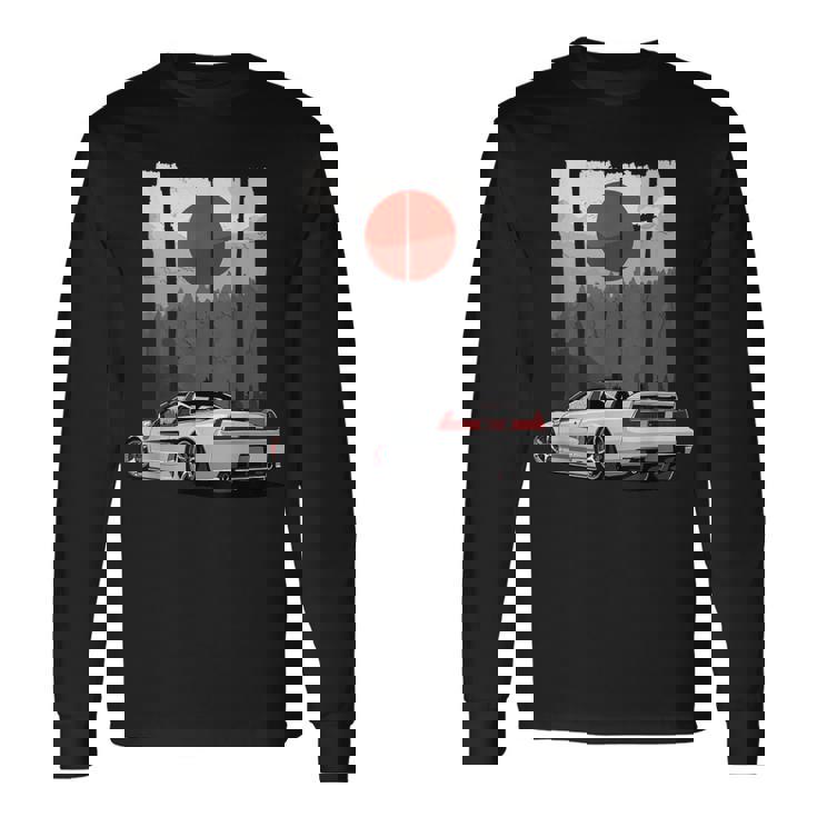 Jdm Nsx カーチューニング ジャパン ライジング サン ドリフト インポート 長袖Tシャツ