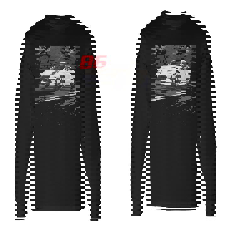 Jdm カー ストリート ドリフト レース Dk 土屋 86 アニメ 長袖Tシャツ