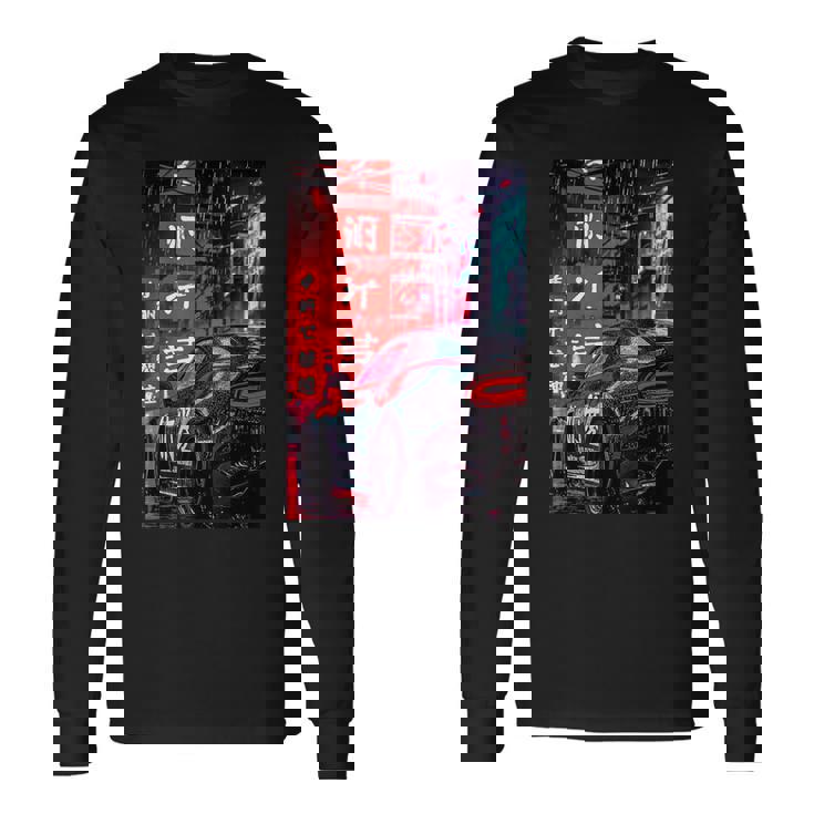 Jdm ジャパン ドリフト レーシング チューニング スポーツカー 東京 ドリフト 長袖Tシャツ