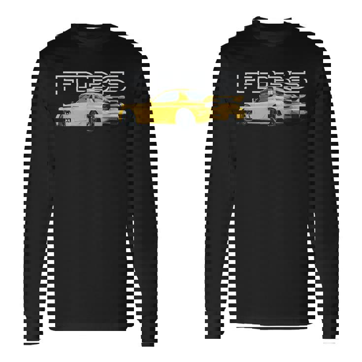 Jdm 車 Cym Fd ターボ ロータリ Fd3s 長袖Tシャツ