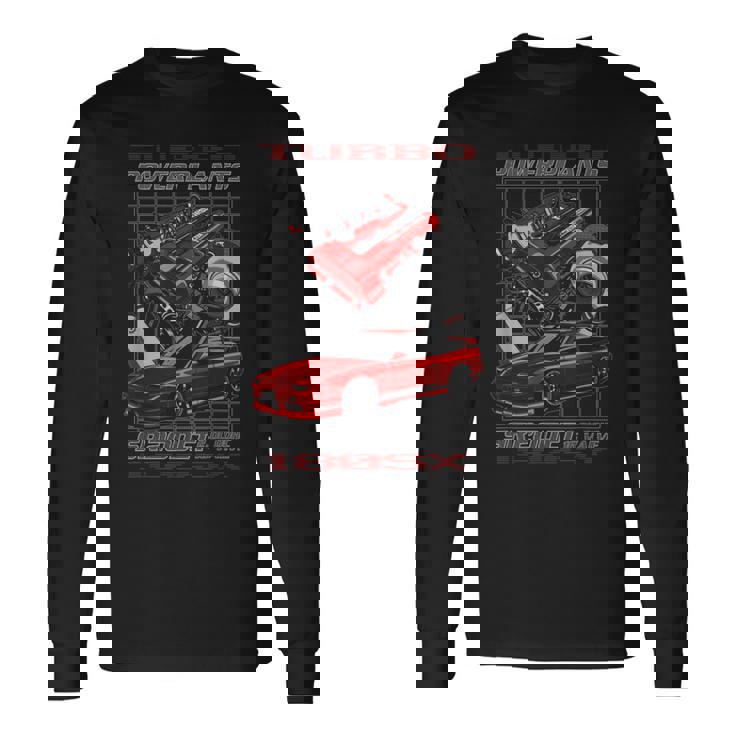 Jdm13 180Sx ターボ 長袖Tシャツ