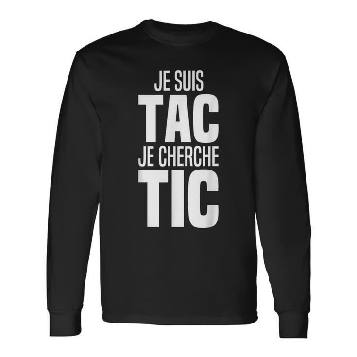 Jeuis Tac Je Cherche Tic Duo Tic Et Tac Deguisement Deux T-shirt à manches longues