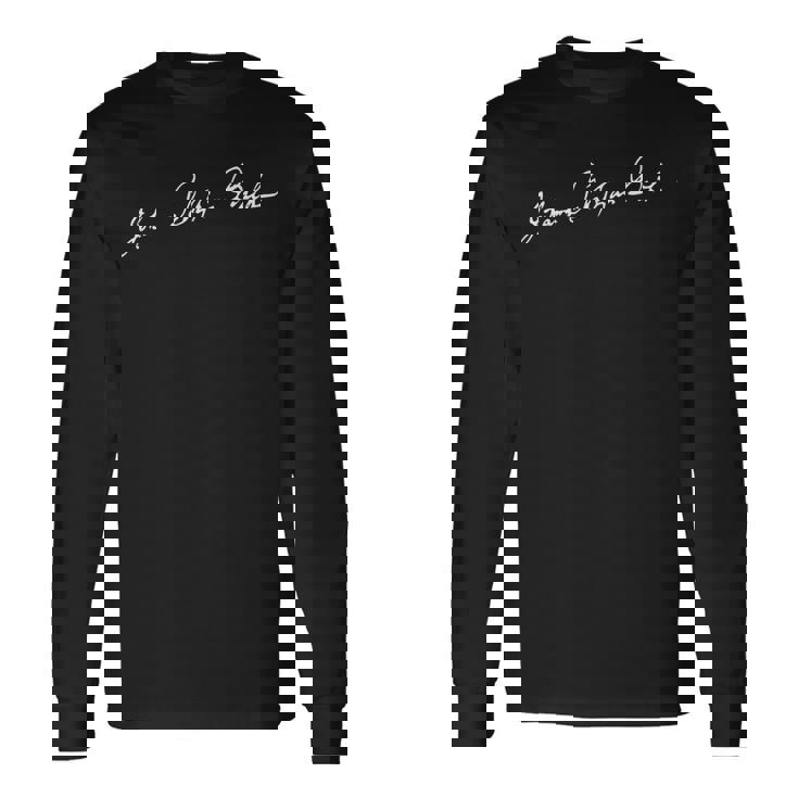 Johannebastian Bach シグネチャー 長袖Tシャツ