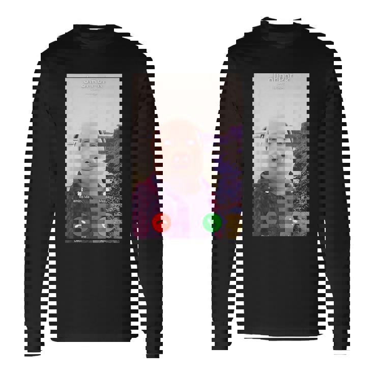 John Pork Is Calling 長袖Tシャツ