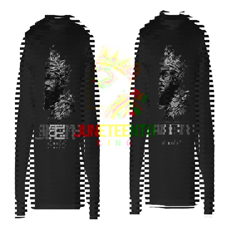 Junenth King Junenth シャツ メンズ ブラック メンズ 長袖Tシャツ