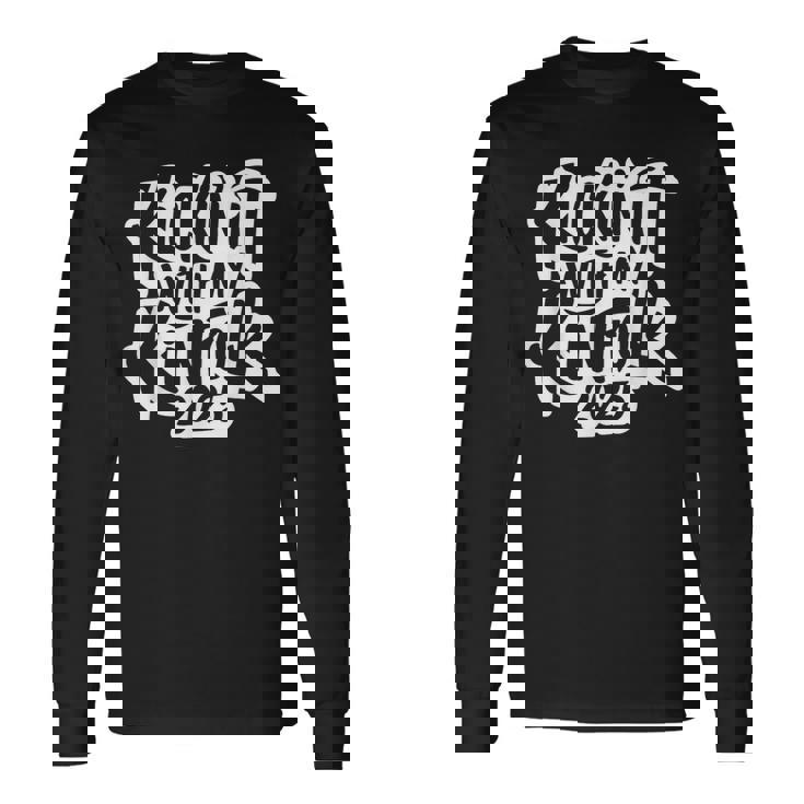 Kickin It With My Kinfolk Family Reunion 2025 Long Sleeve T-Shirt