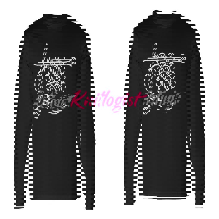 Knitlogist おもしろ編み物 長袖Tシャツ