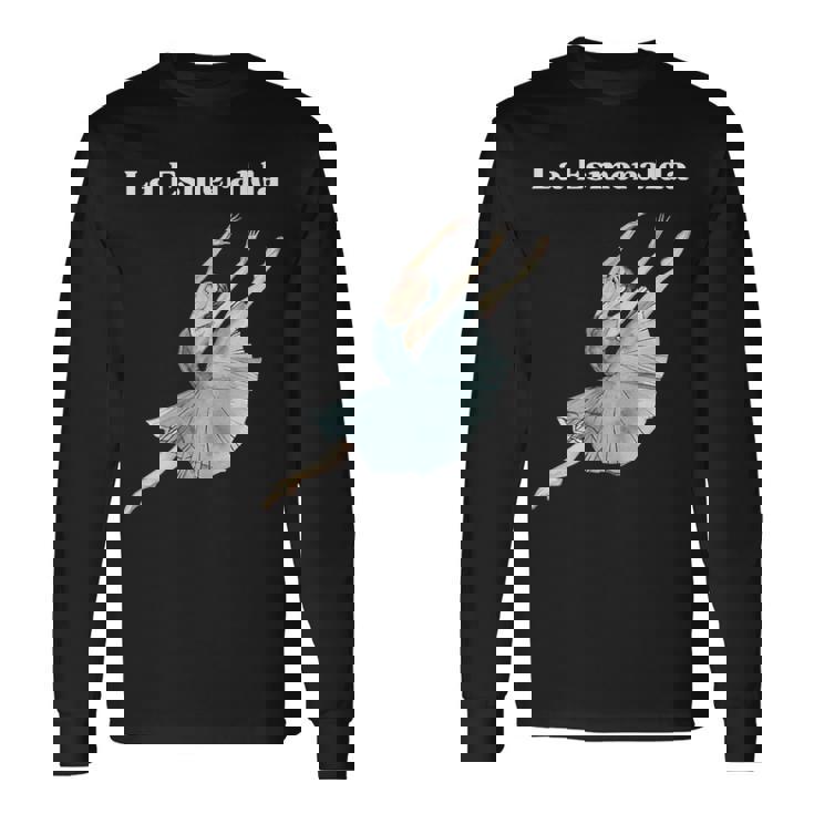 La Esmeralda バレエダンサー バレリーナ ポワント チュチュダンス 長袖Tシャツ