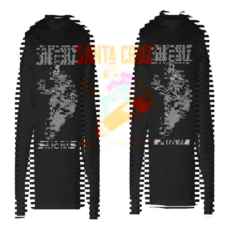 Laid Back スケルトン スケートボーダー サンタクルーズ 長袖Tシャツ