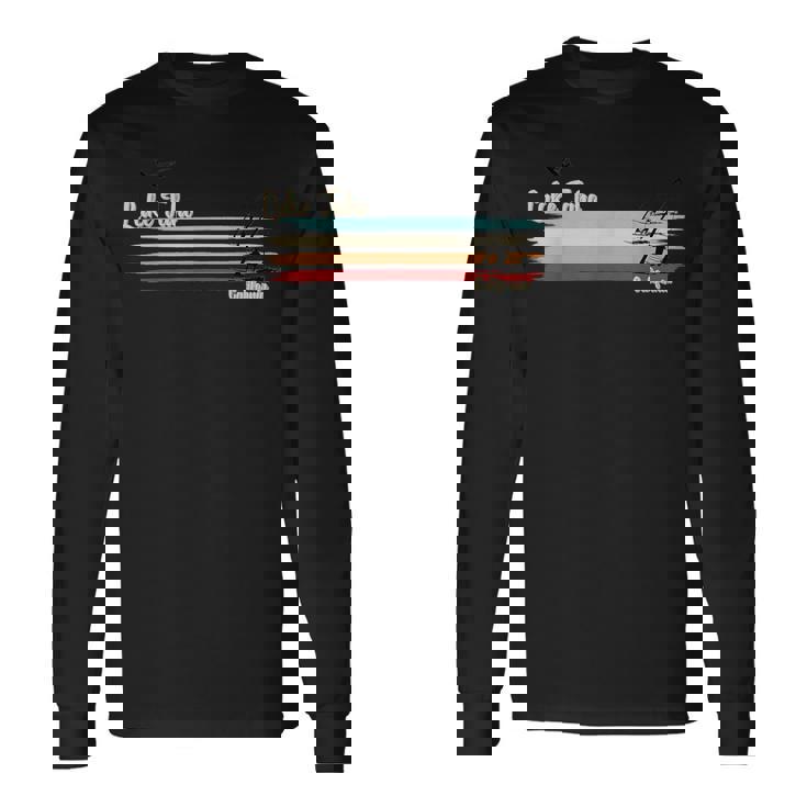 Lake Tahoe カリフォルニア ウィンドサーフィン レトロ レース ウィンドサーファー 長袖Tシャツ ギフトのアイデア