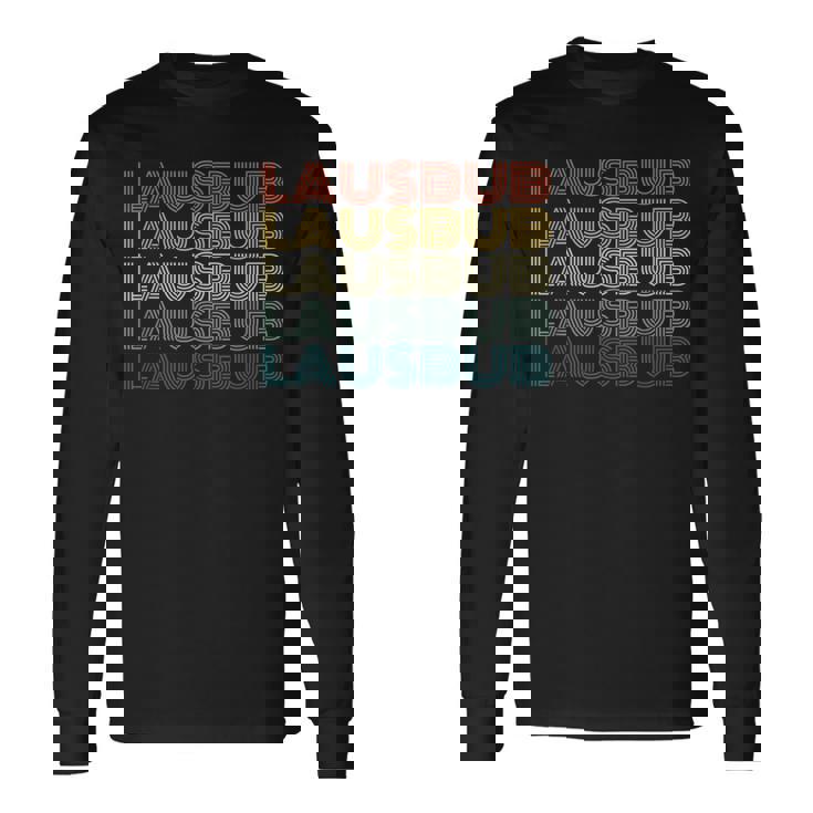 Lausbub ヴィンテージ レトロ バイエルン チロル ギフト 長袖Tシャツ