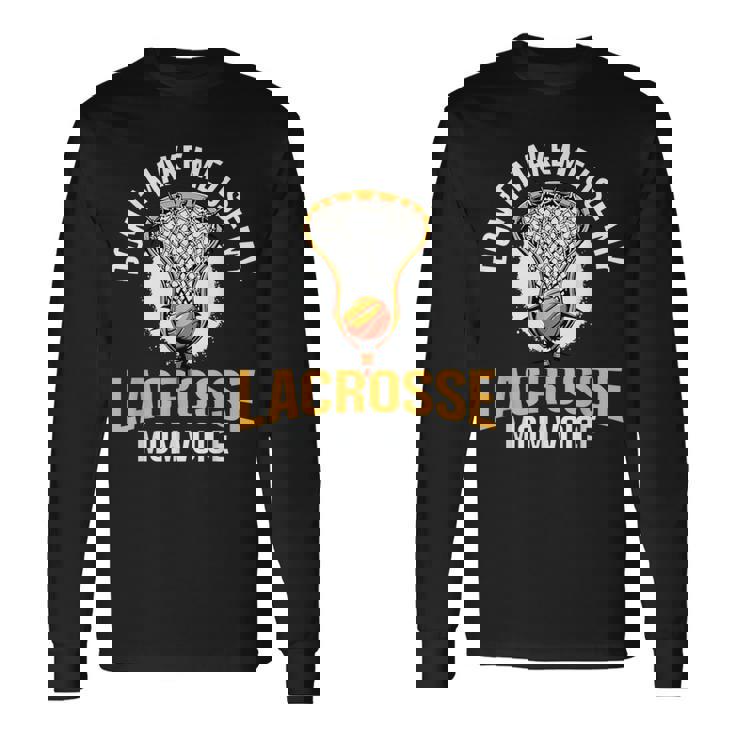 Lax ラクロスママ 長袖Tシャツ