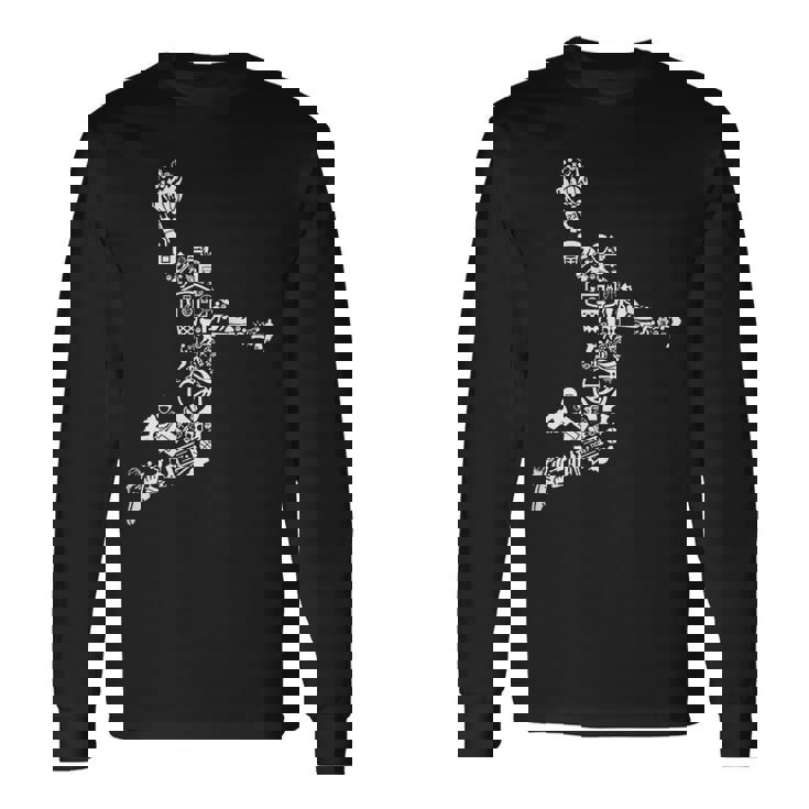 The Legend Basketballlam Dunk For The Basketball Lovers 長袖Tシャツ