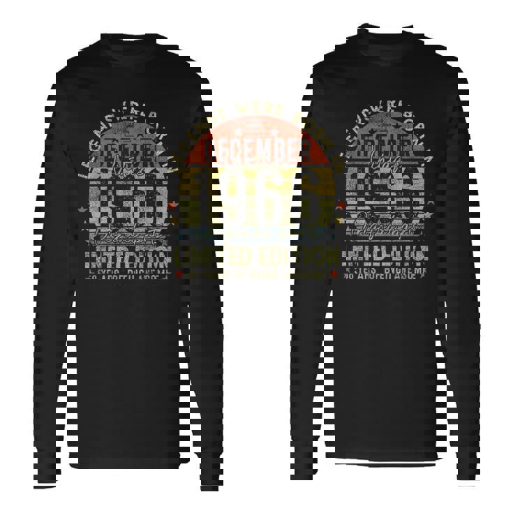 Legendince December 1966Intage 58Th Birthday Est 1966 長袖Tシャツ