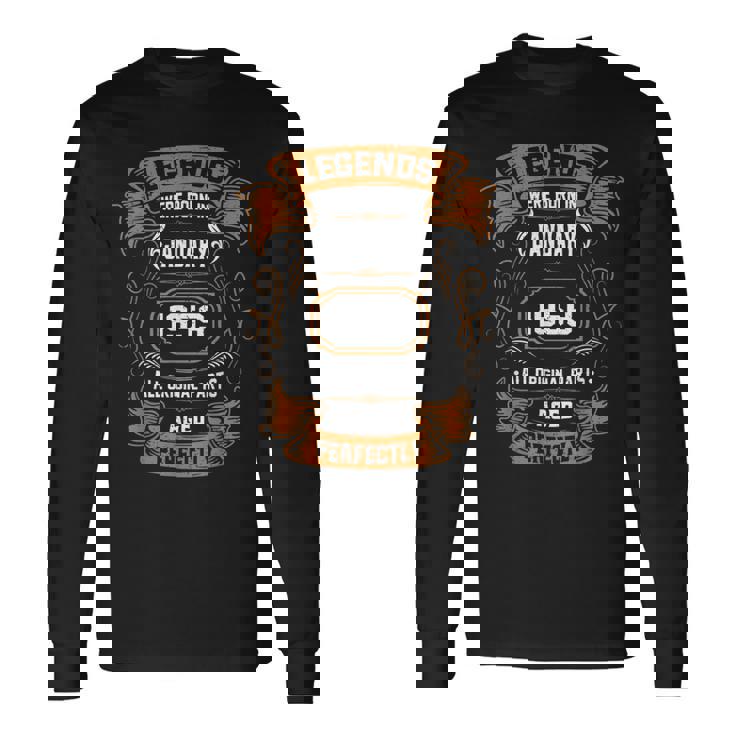 Legends Were Born In January 1959 誕生日プレゼント 長袖Tシャツ ギフトのアイデア