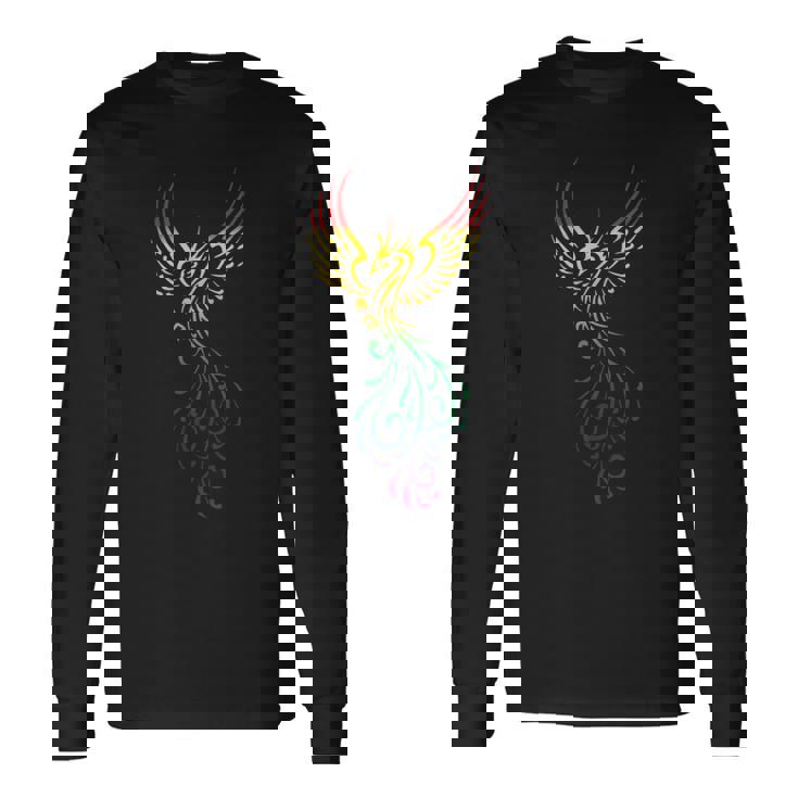 Lgbtq プライド フェニックス フェニックス フェニックス 長袖Tシャツ