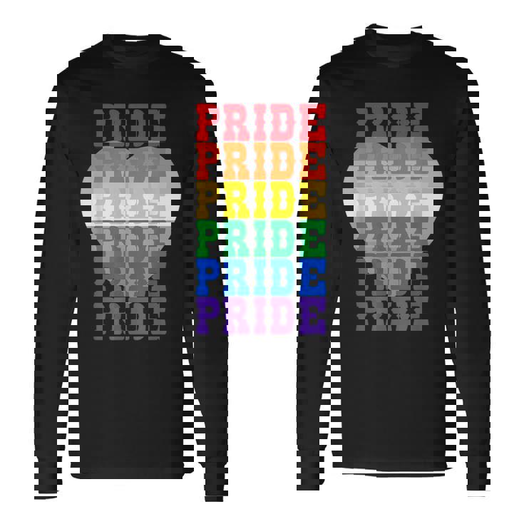 Lgbtq レインボーカラーのプライド 長袖Tシャツ