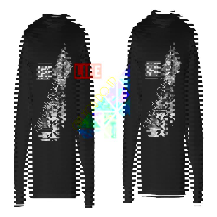 Life Picture Collection ゲーム（３） Can You Do It 長袖Tシャツ