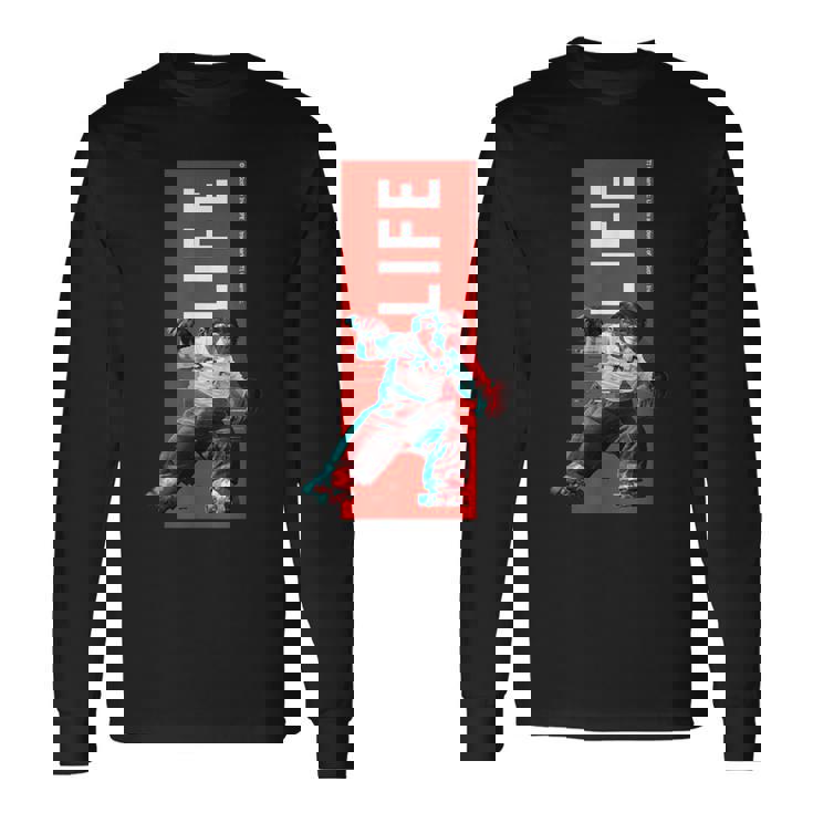 Life Picture Collection チンパンジー（3） 長袖Tシャツ