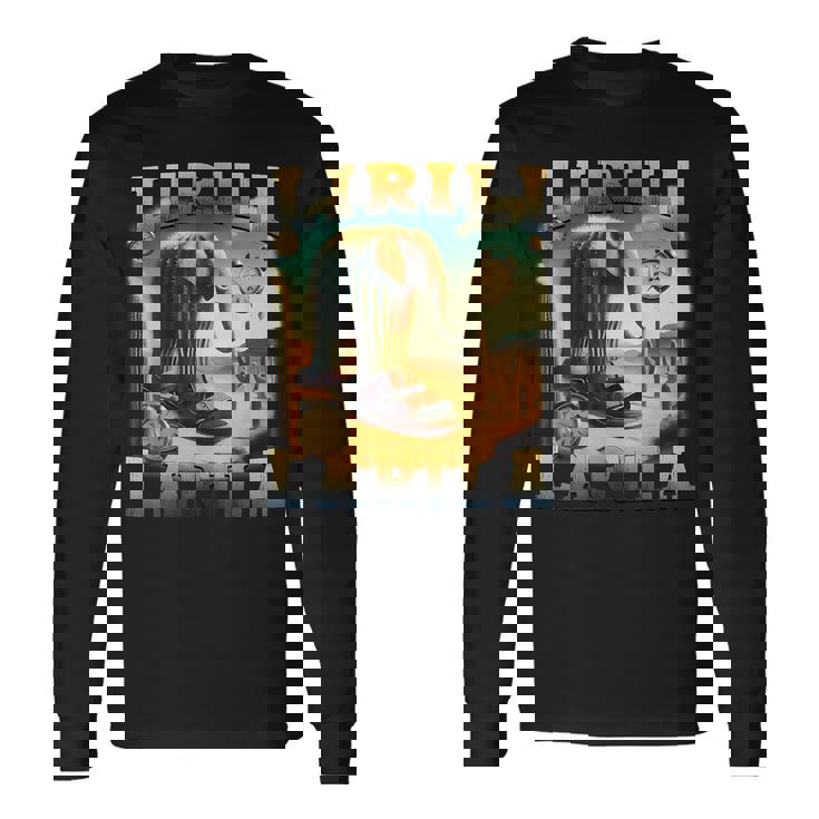 Lirili Larila イタリアンブレインレッドミーム 長袖Tシャツ