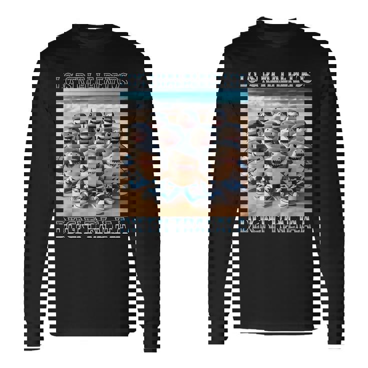 Los Traleritos Dicen Tralala イタリアンブレインロットミーム 長袖Tシャツ