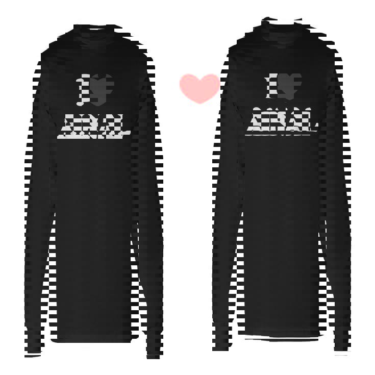 I Love Ainal 私は愛する Ainal 長袖Tシャツ