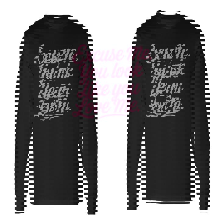 Love バレンタインデー マッチング カップル ギフト 長袖Tシャツ