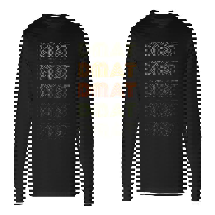 Love Heart Dmat グランジ ビンテージスタイル ブラック Dmat 長袖Tシャツ