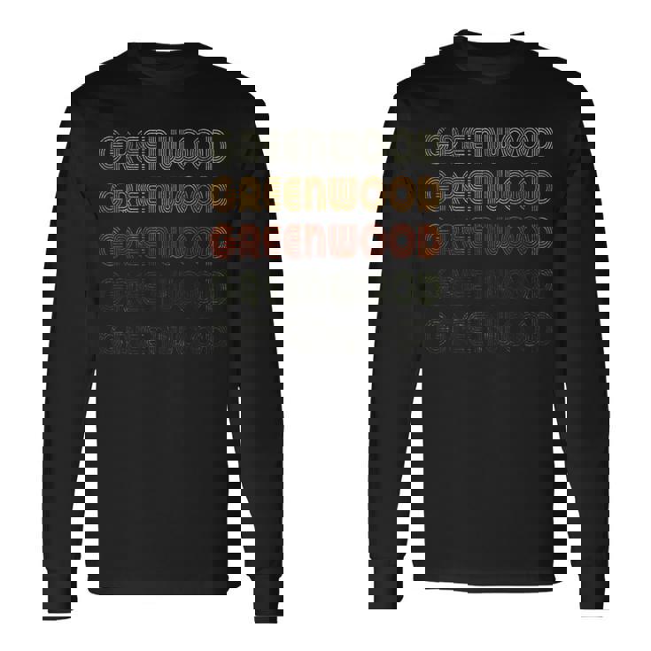 Love Heart Greenwood グランジ ヴィンテージ ブラック グリーンウッド 長袖Tシャツ