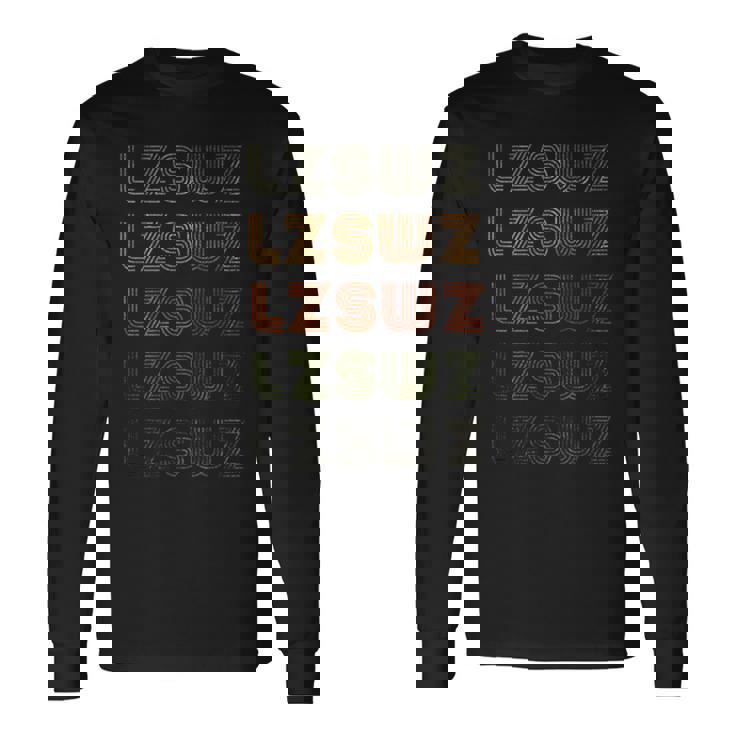 Love Heart Lzswz グランジ ビンテージスタイル ブラック Lzswz 長袖Tシャツ