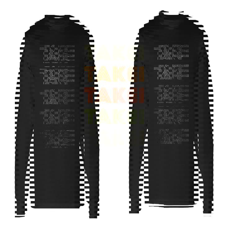 Love Heart Takei グランジ ヴィンテージスタイル ブラック 武井 長袖Tシャツ ギフトのアイデア