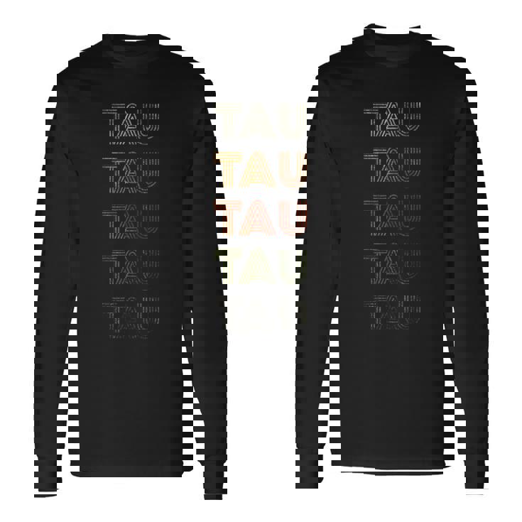 Love Heart Tau グランジ ビンテージスタイル ブラック タウ 長袖Tシャツ ギフトのアイデア