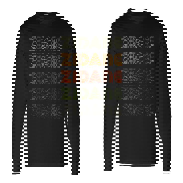 Love Heart Zidane グランジ ビンテージスタイル ブラック ジダン 長袖Tシャツ