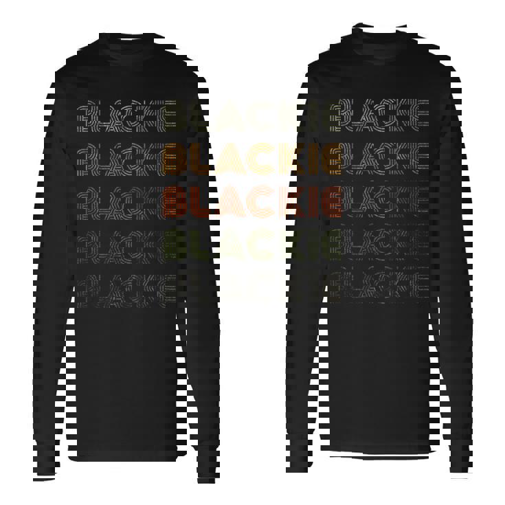 Love Heart ブラッキー グランジ ビンテージスタイル ブラック ブラッキー 長袖Tシャツ