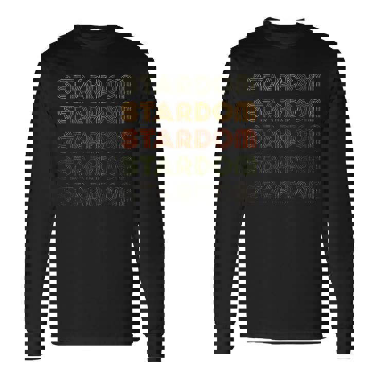 Love Hearttardom グランジ ビンテージスタイル ブラック スターダム 長袖Tシャツ ギフトのアイデア