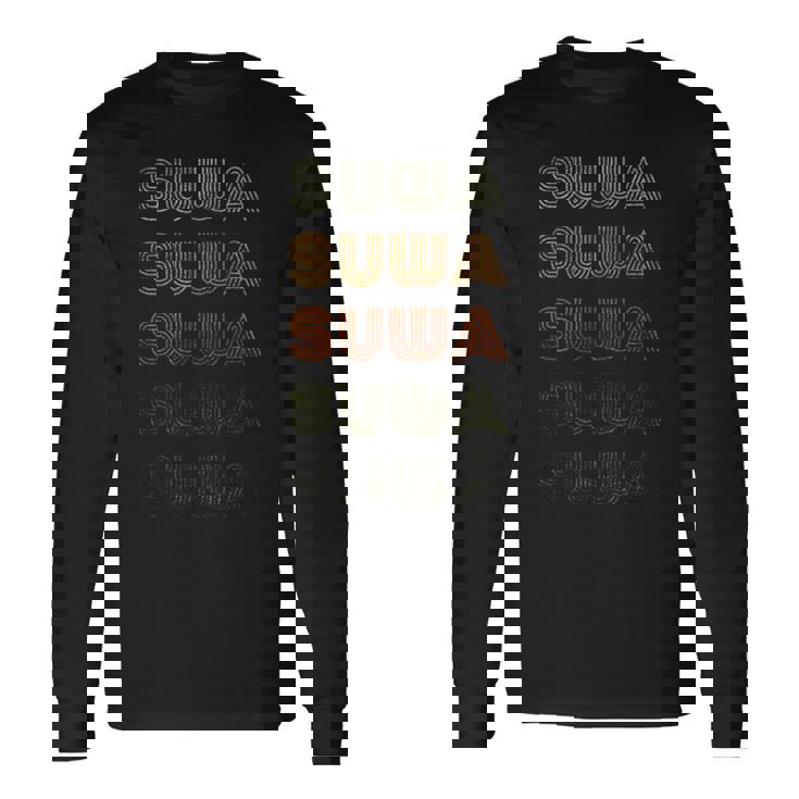 Love Heartuwa グランジ ヴィンテージスタイル ブラック 諏訪 長袖Tシャツ