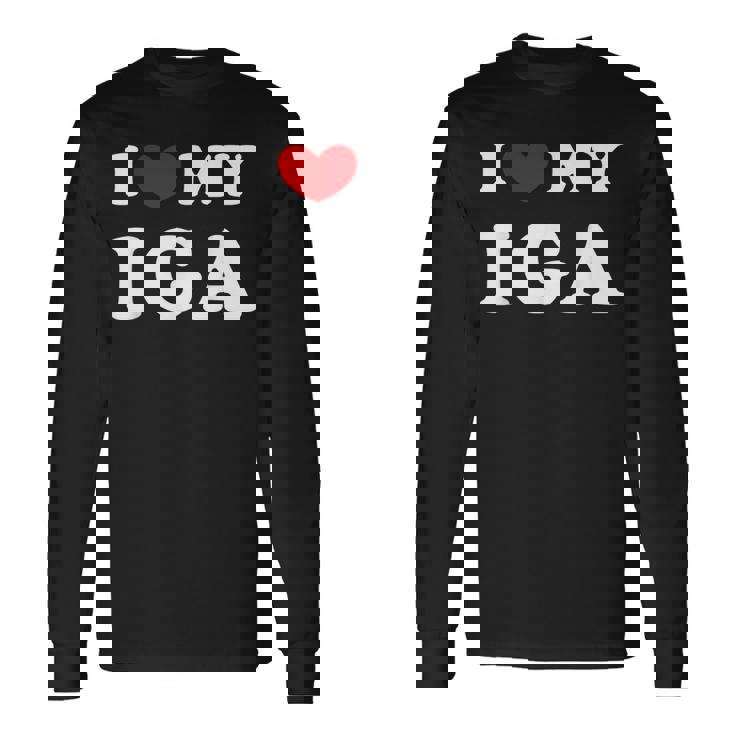 I Love My Iga 伊賀大好き 長袖Tシャツ