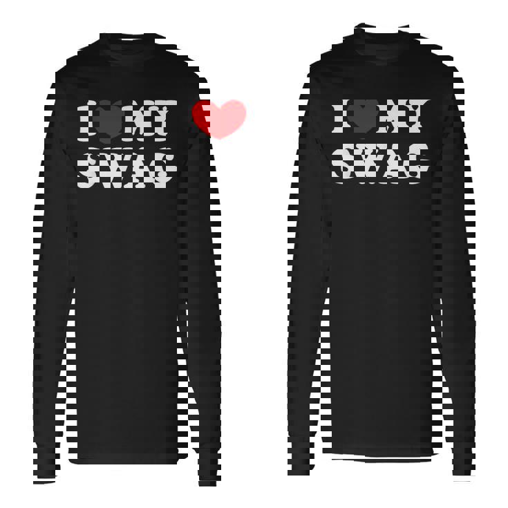 I Love Mywag アイ・ラブ・マイ・スワッグ、アイ・ハート・マイ・スワッグ 長袖Tシャツ