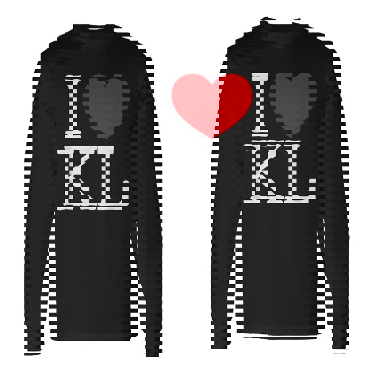 I Love ハート Kl 長袖Tシャツ