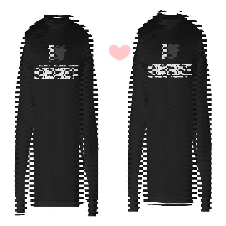 I Lovehohei 私は愛するhohei 長袖Tシャツ ギフトのアイデア