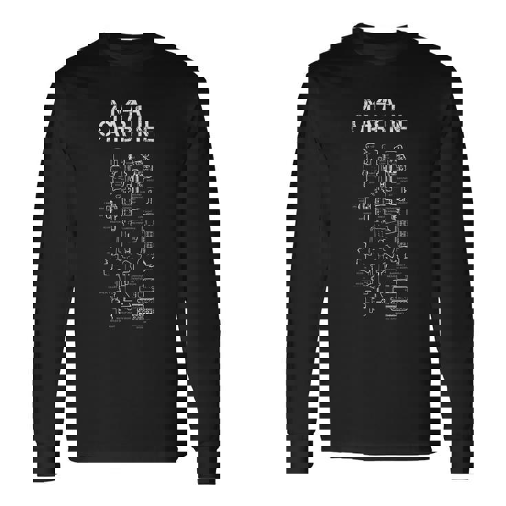 M4 カービン M4 ライフル M4 M4 カービン 長袖Tシャツ