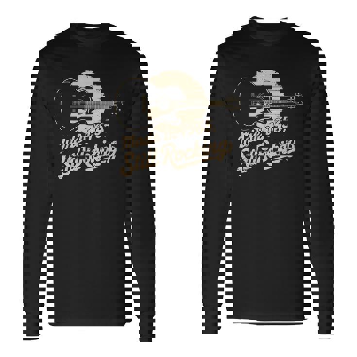 Made In 1965Till Rocking ビンテージ ギター音楽 長袖Tシャツ