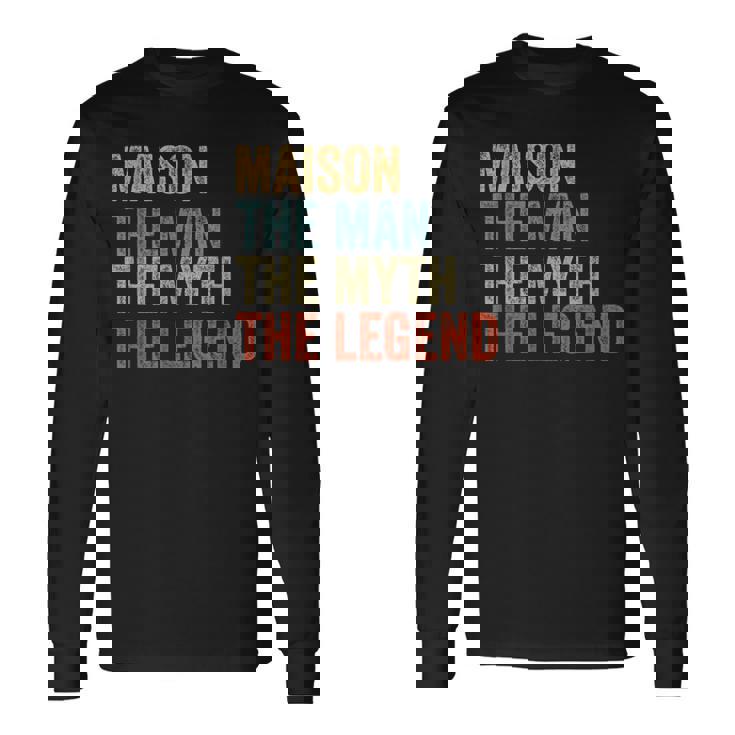 Maison The Man The Myth The Legend 長袖Tシャツ