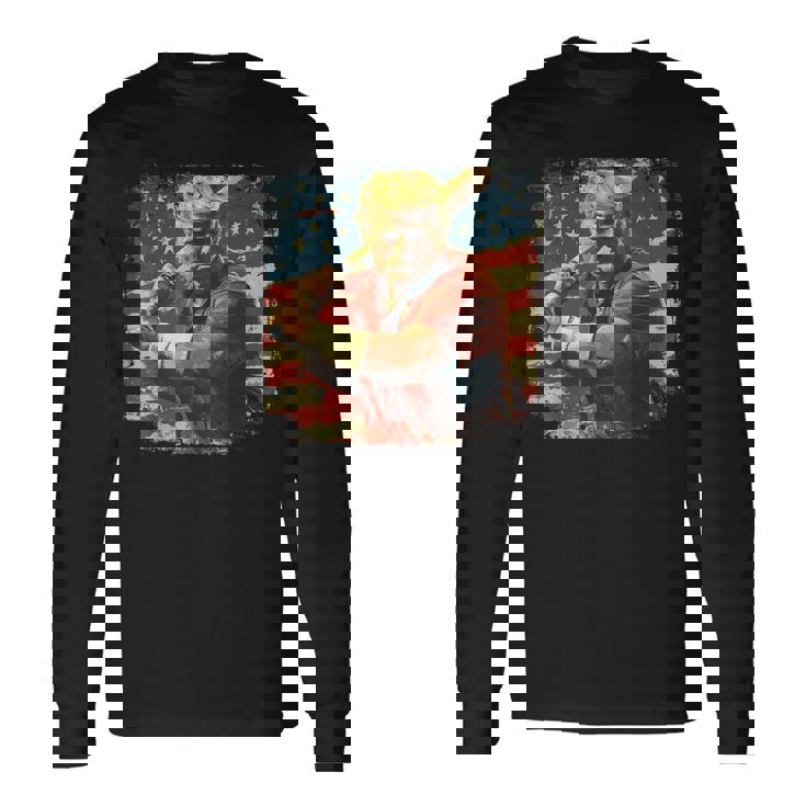 Make Football Great Again 面白いフットボール メンズ レディース キッズ 長袖Tシャツ